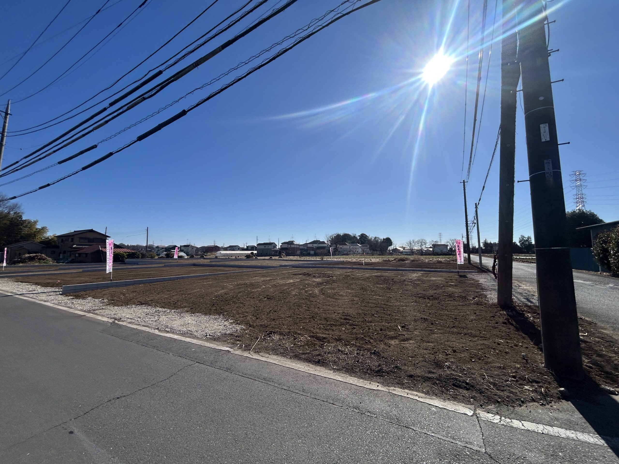 日高市旭ヶ丘売地5棟