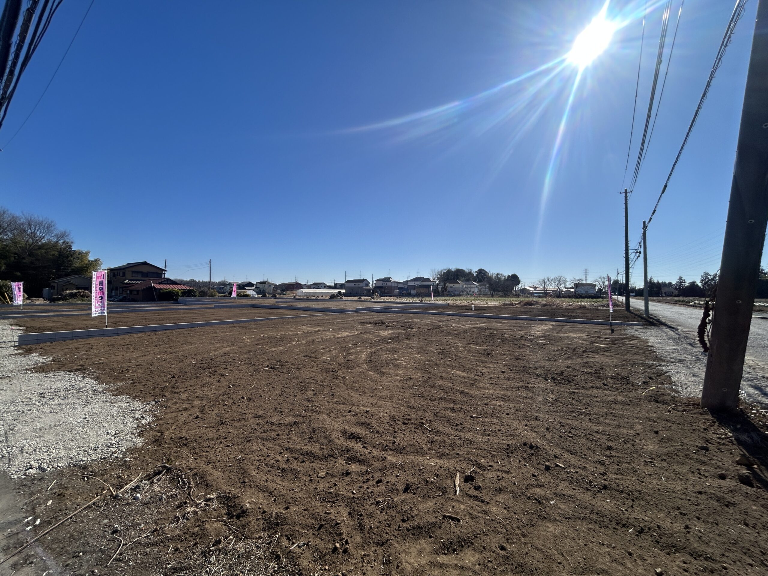 日高市旭ヶ丘売地5棟