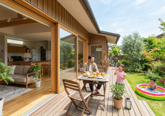 土地50坪でここまで叶う！駐車場も庭もあきらめない新築、平屋のゆとり間取り術