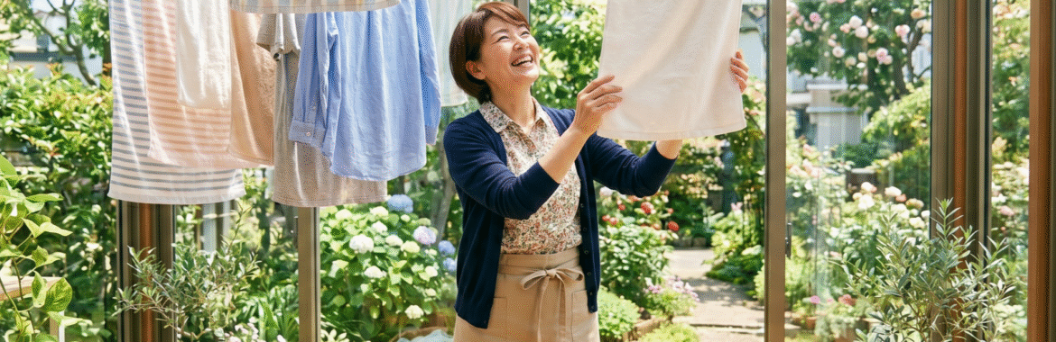 花粉や黄砂を気にせず庭を楽しむ。サンルームで叶える健康的で快適な暮らし