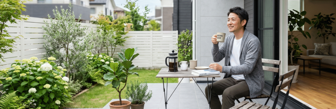 バーベキュー後の掃除も楽々！タイルデッキを注文住宅に取り入れるメリット
