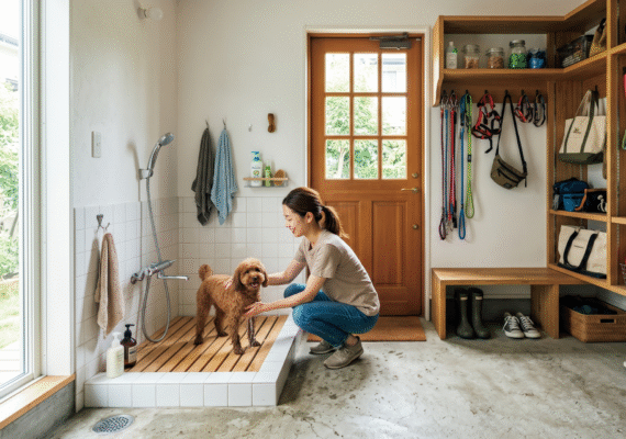 【ペットと暮らす注文住宅】犬・猫が快適に過ごせる間取りと床材選びのポイント