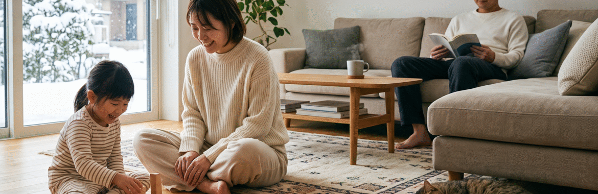 吹き抜けリビングにも効果的！注文住宅で活躍する床暖房の仕組みと健康・快適メリット