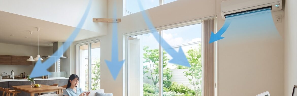 【夏は上向き？下向き？】シーリングファンの冷房効果を最大化する回転方向の正解と節電術